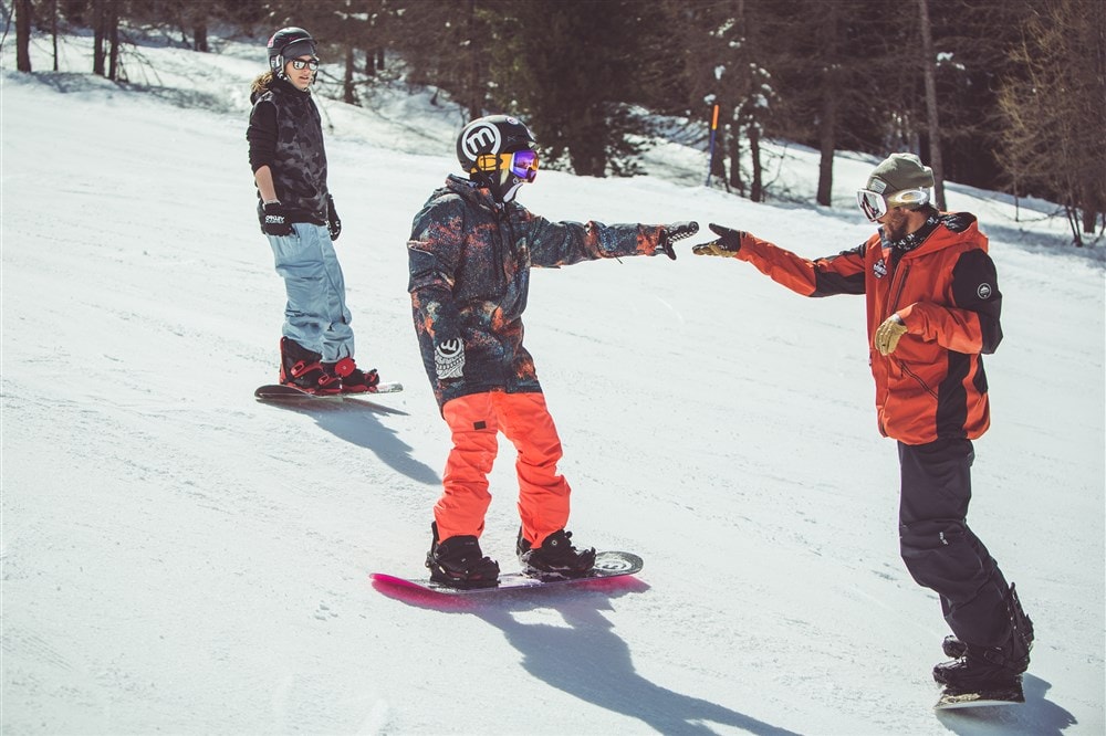 Clases de snowboard