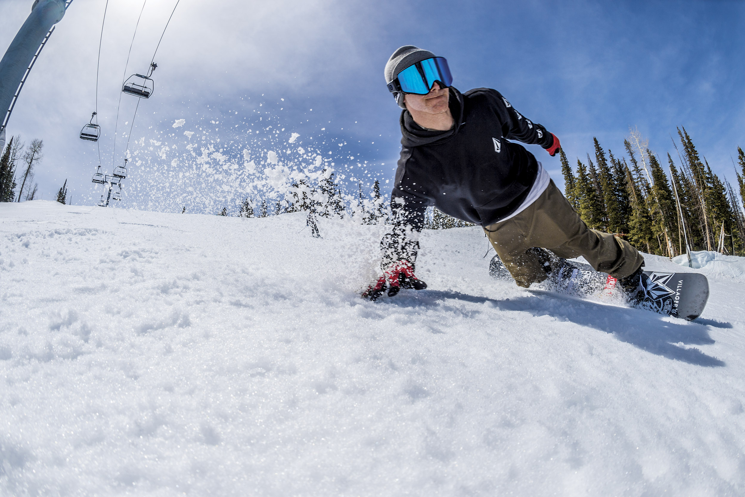 Alpine snowboarding